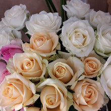 Carica l'immagine nel visualizzatore di Gallery, Buoquet rose colorate- 7 rose fresche